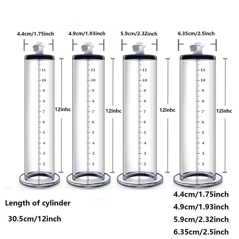 Long 12" inch SmartTech cylinder size options