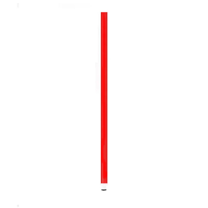 An image of the red silicone premium penis pump hose on a white background