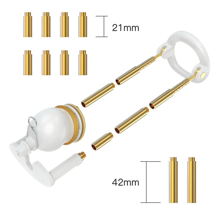 SizeMasterX Rod-Traction + Leg-Strap Penis Extender System