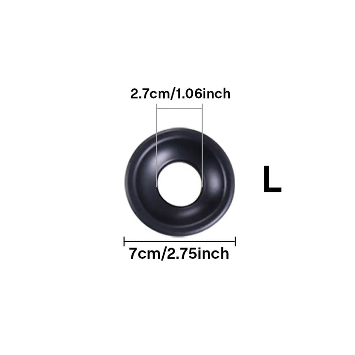 The large variation of flexible thin silicone sleeve cover with an internal hole diameter of 1.06" inches and external width of 2.75" inches