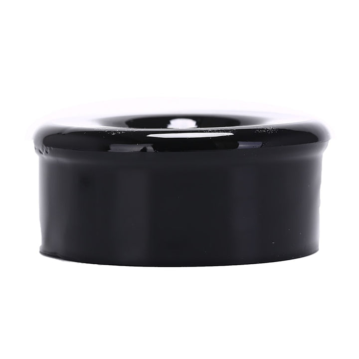 A black silicone sleeve cover from a side perspective