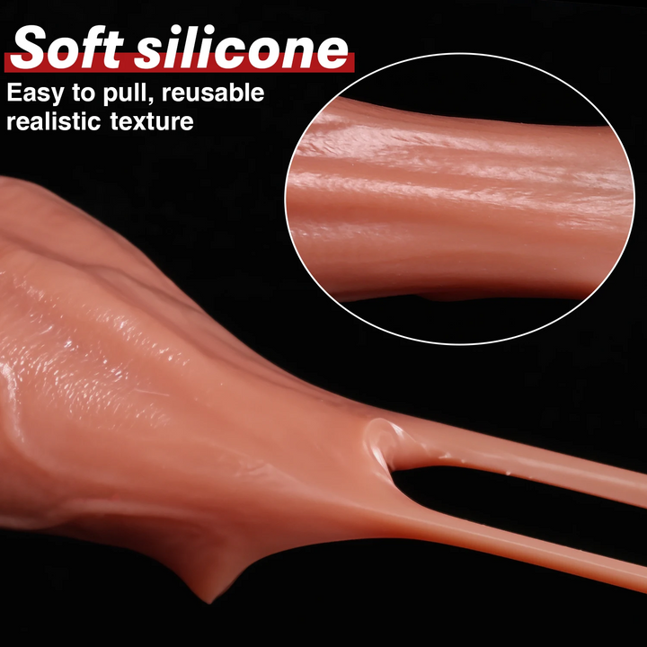Chode Base Penis Sleeve with Open Tip