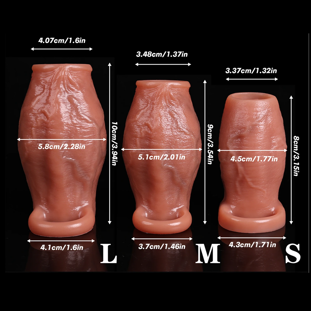 Chode Base Penis Sleeve with Open Tip