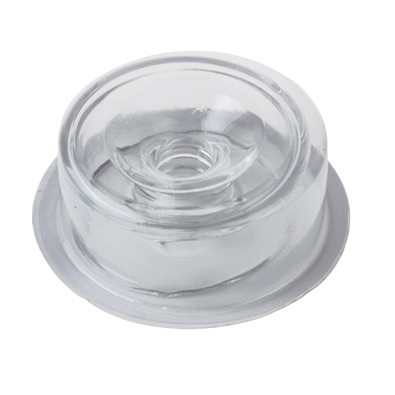 Transparent clear silicone sleeve cover inside plastic product packaging