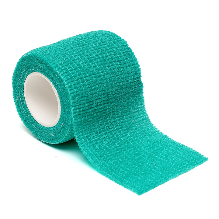 Image of a teal color athletic wrap for penis wrapping