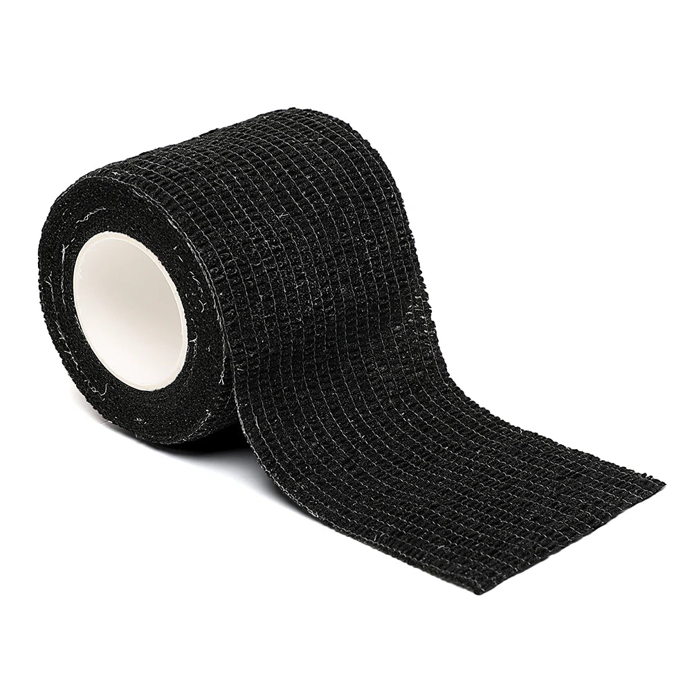 Dark color black athletic wrap roll