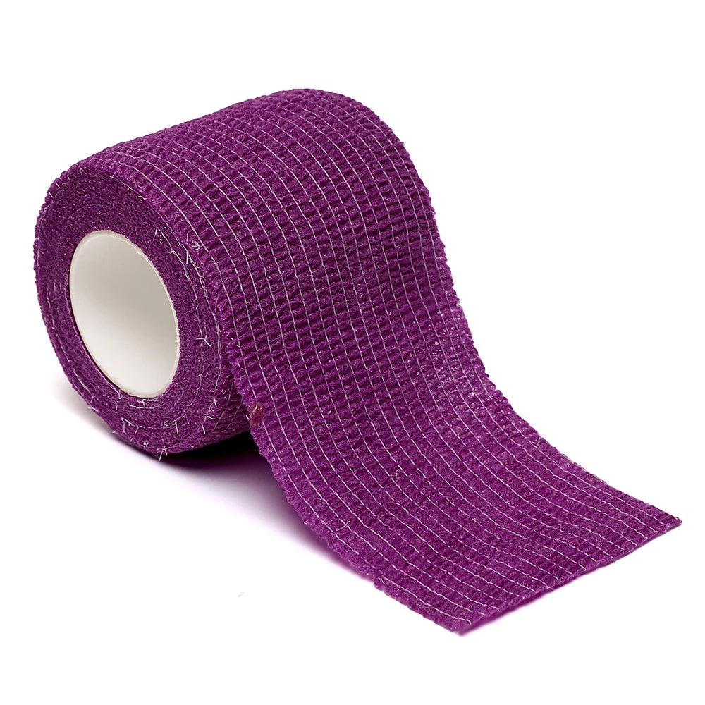 Image of lavender color penis pumping athletic wrap