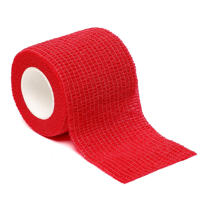 Image of red penis wrapping athletic bandage