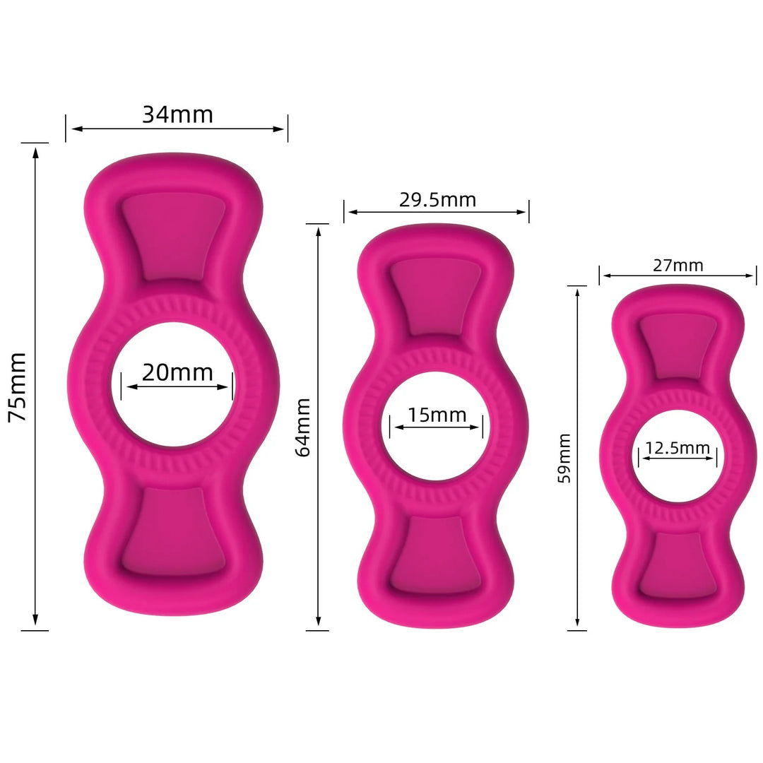 Premium Cock Ring with Pullable Side Tabs