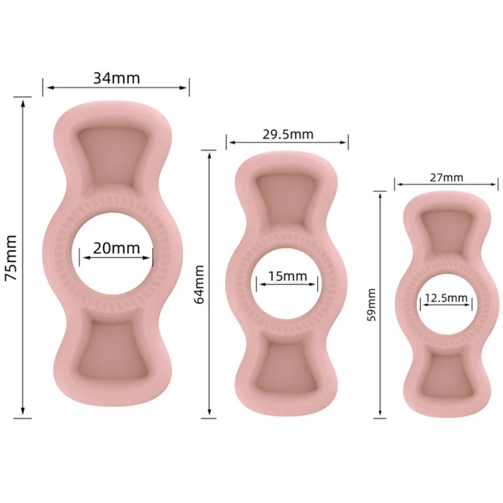 Premium Cock Ring with Pullable Side Tabs