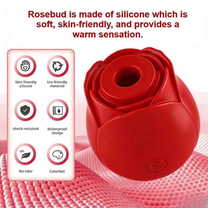 Rosebud Vibrator + Sucker Sex Toy