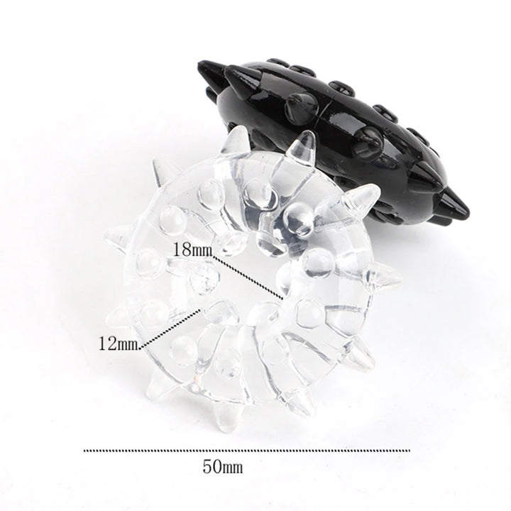 Soft-Spiked Silicone Cock Ring