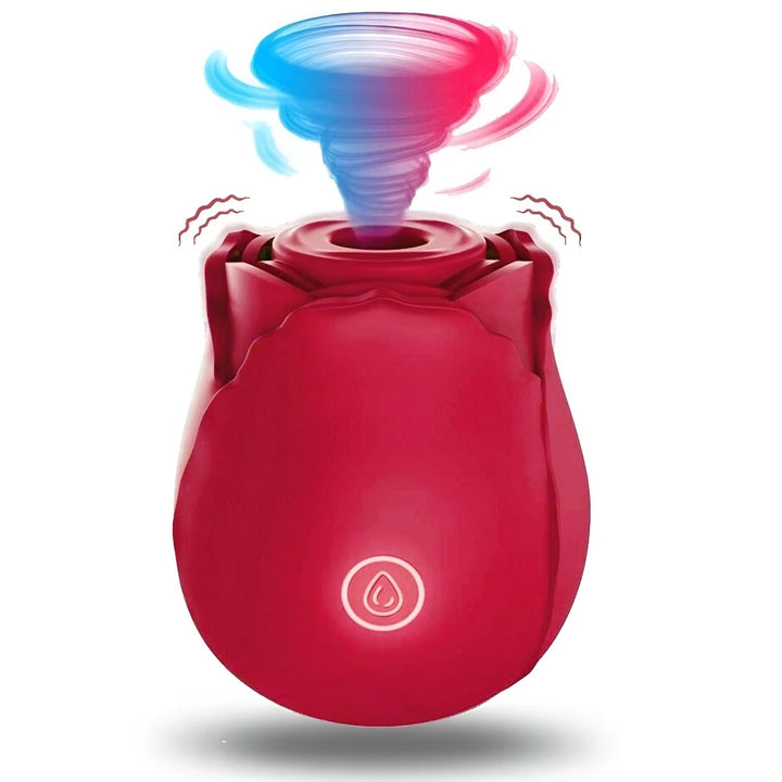 Rosebud Vibrator + Sucker Sex Toy