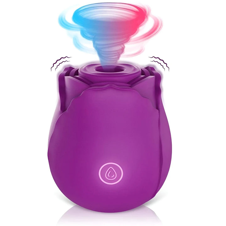 Rosebud Vibrator + Sucker Sex Toy