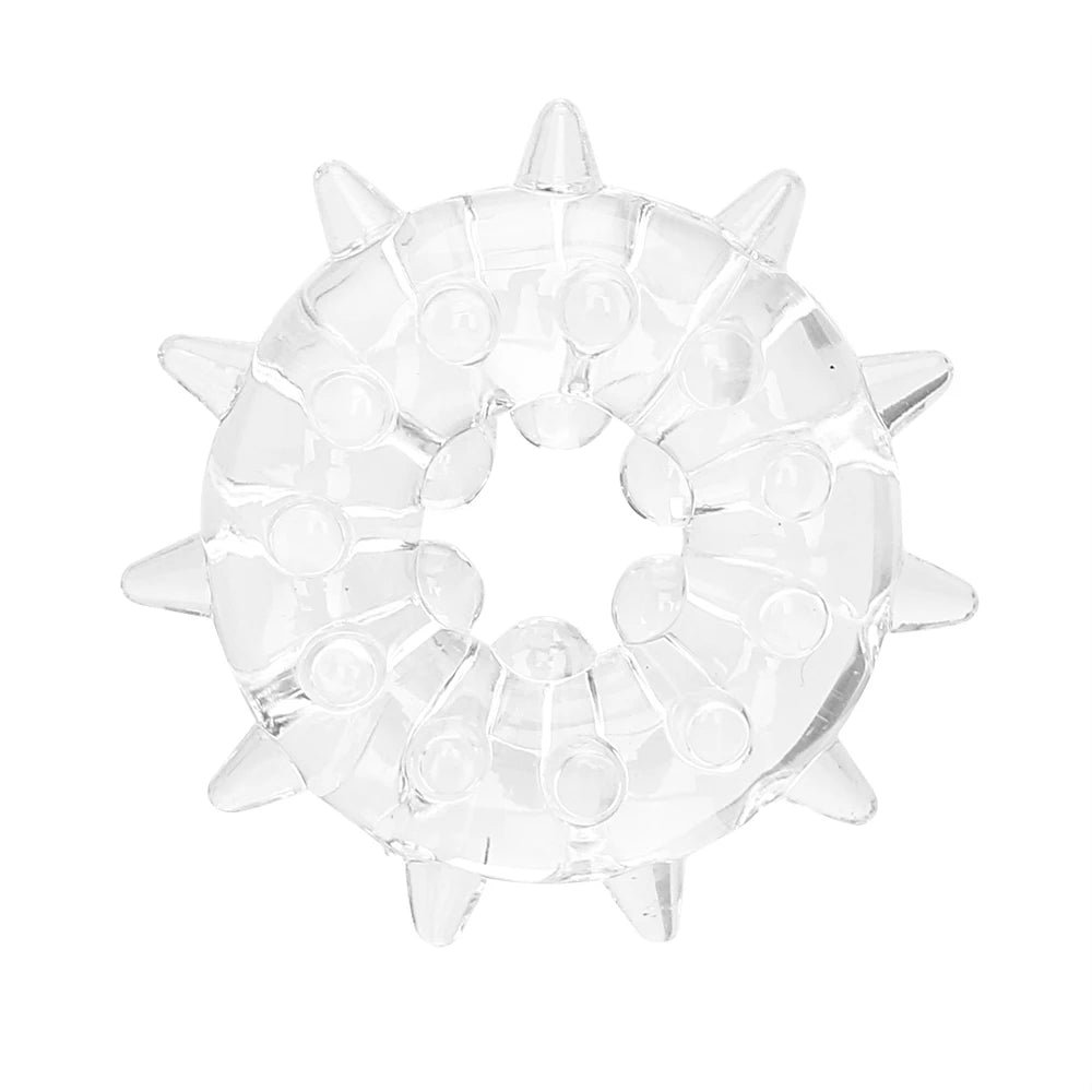 Soft-Spiked Silicone Cock Ring
