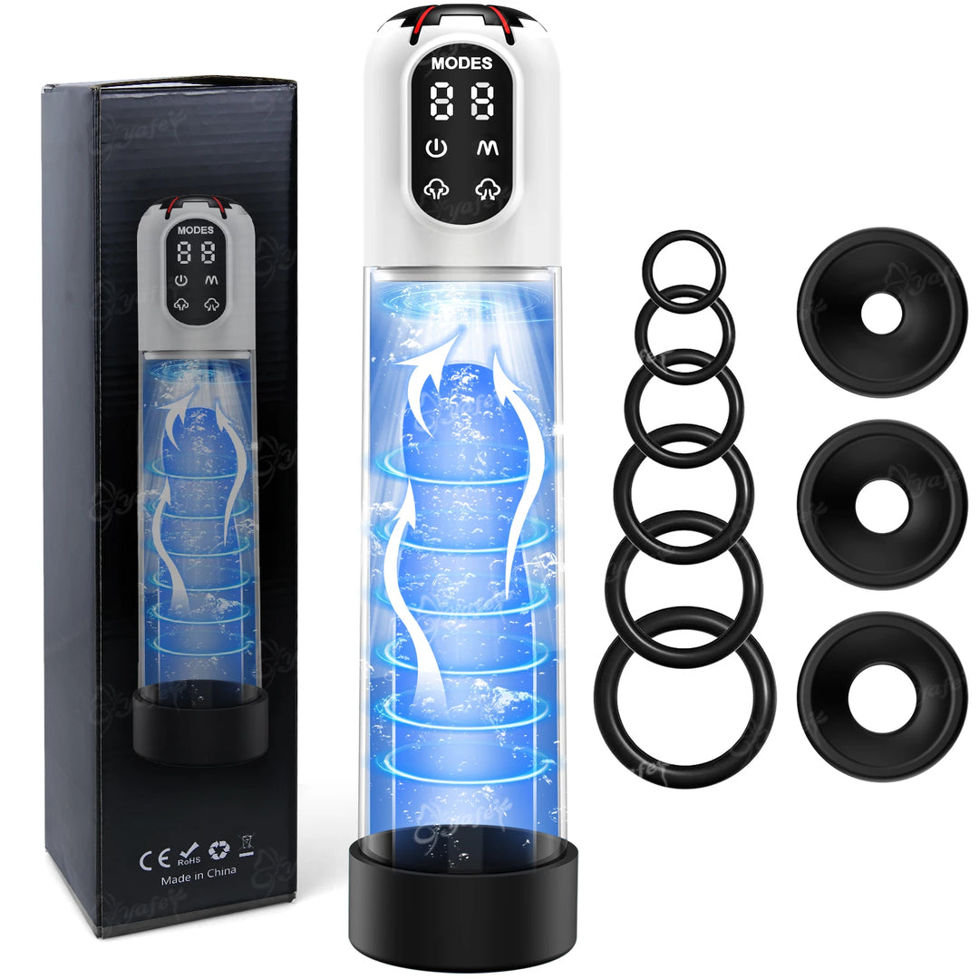 WhiteVortex Electric Water Penis Pump