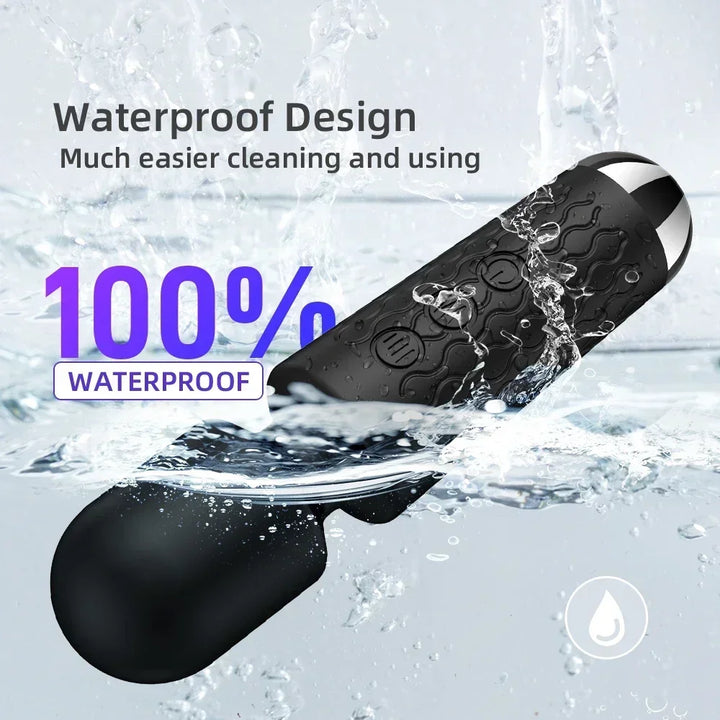 Vibrating Ergonomic Massager Baton with Round Head