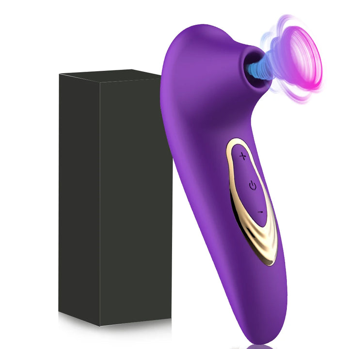 Vibrating & Sucking Handheld Pleasure Controller