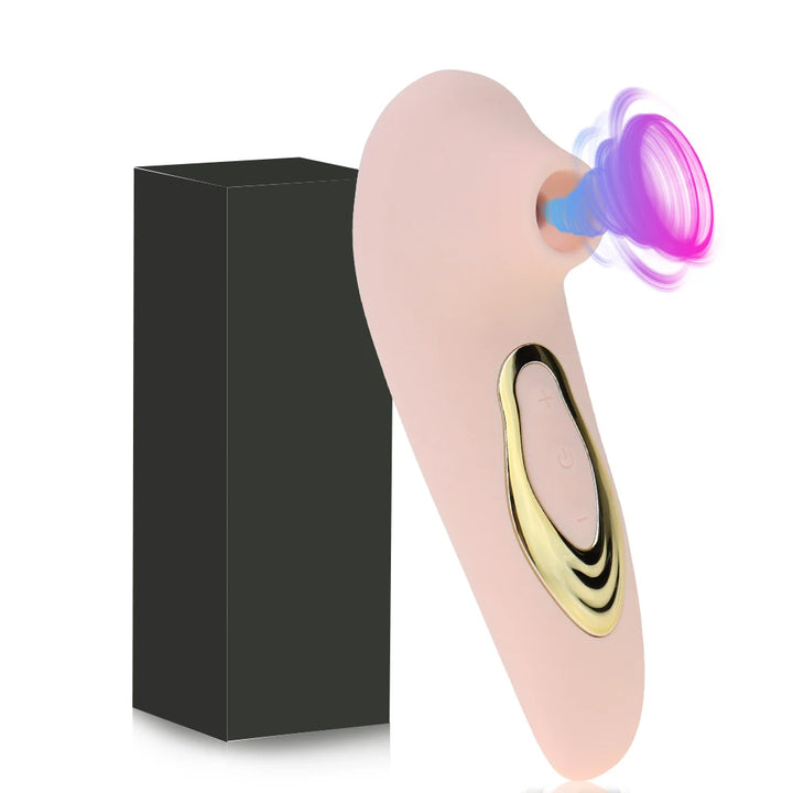 Vibrating & Sucking Handheld Pleasure Controller