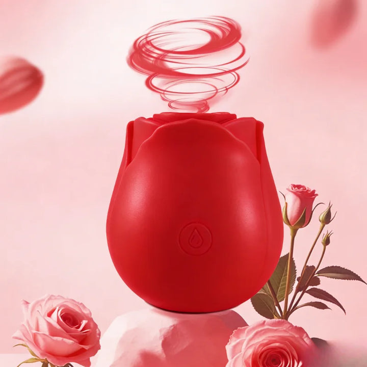Rosebud Vibrator + Sucker Sex Toy