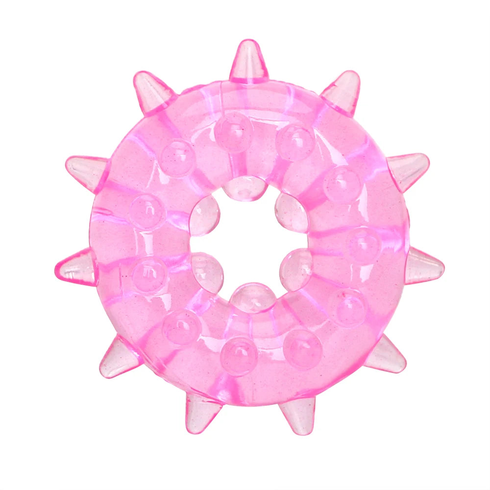 Soft-Spiked Silicone Cock Ring