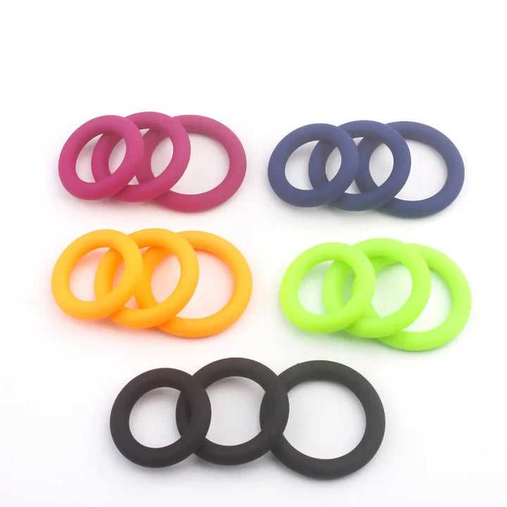 Penis Pump Cock Ring with Rainbow Color Designs