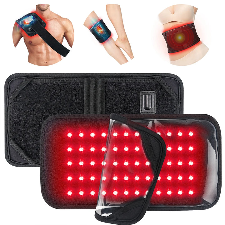 60 LEDs Red Light Therapy Belt with Remote Control