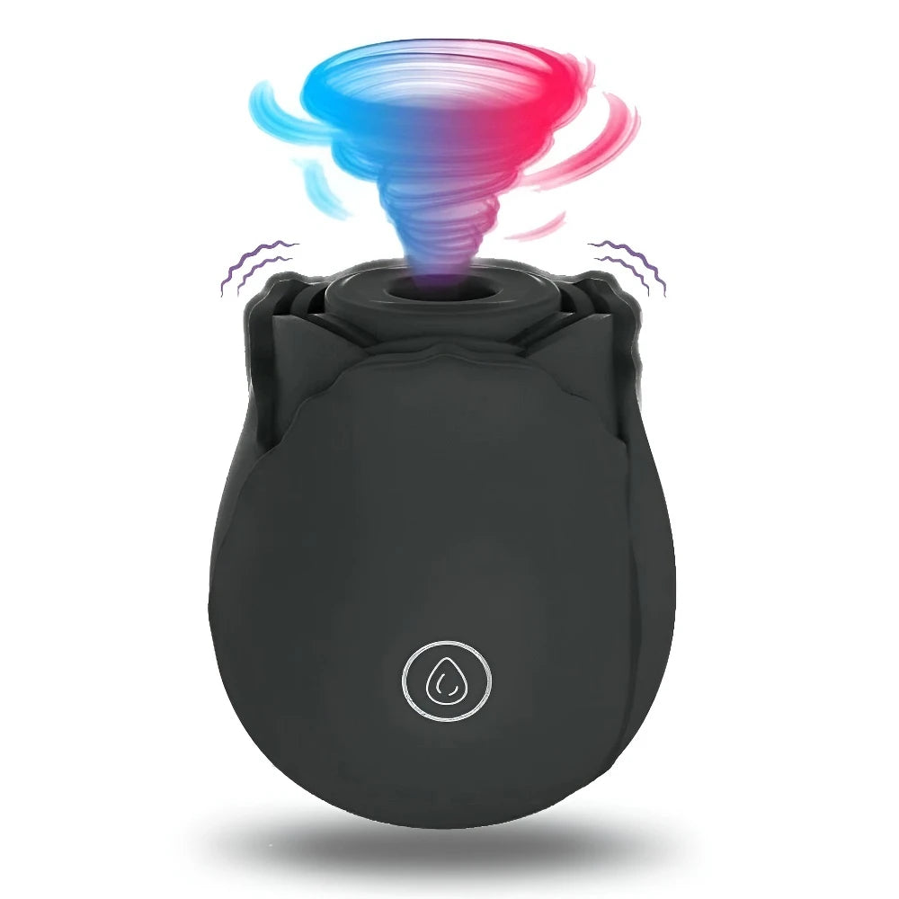 Rosebud Vibrator + Sucker Sex Toy