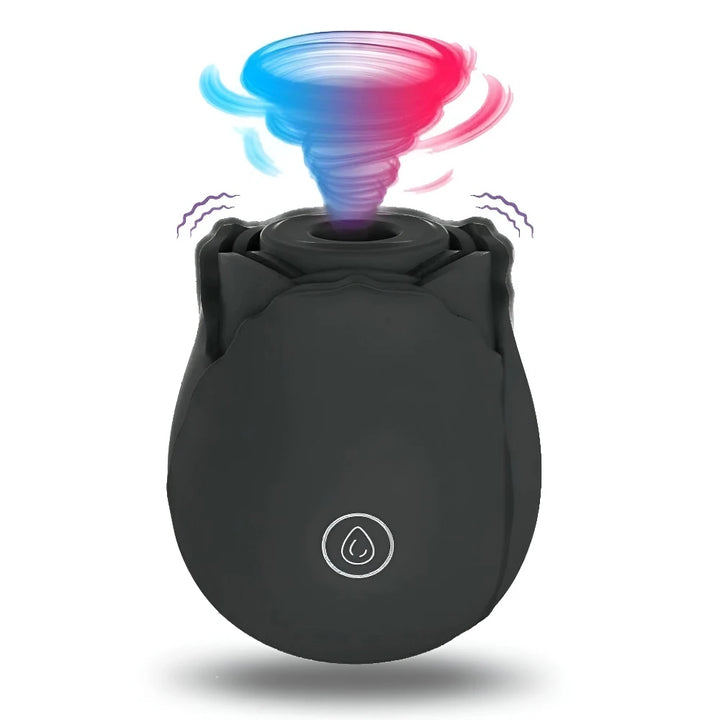 Rosebud Vibrator + Sucker Sex Toy