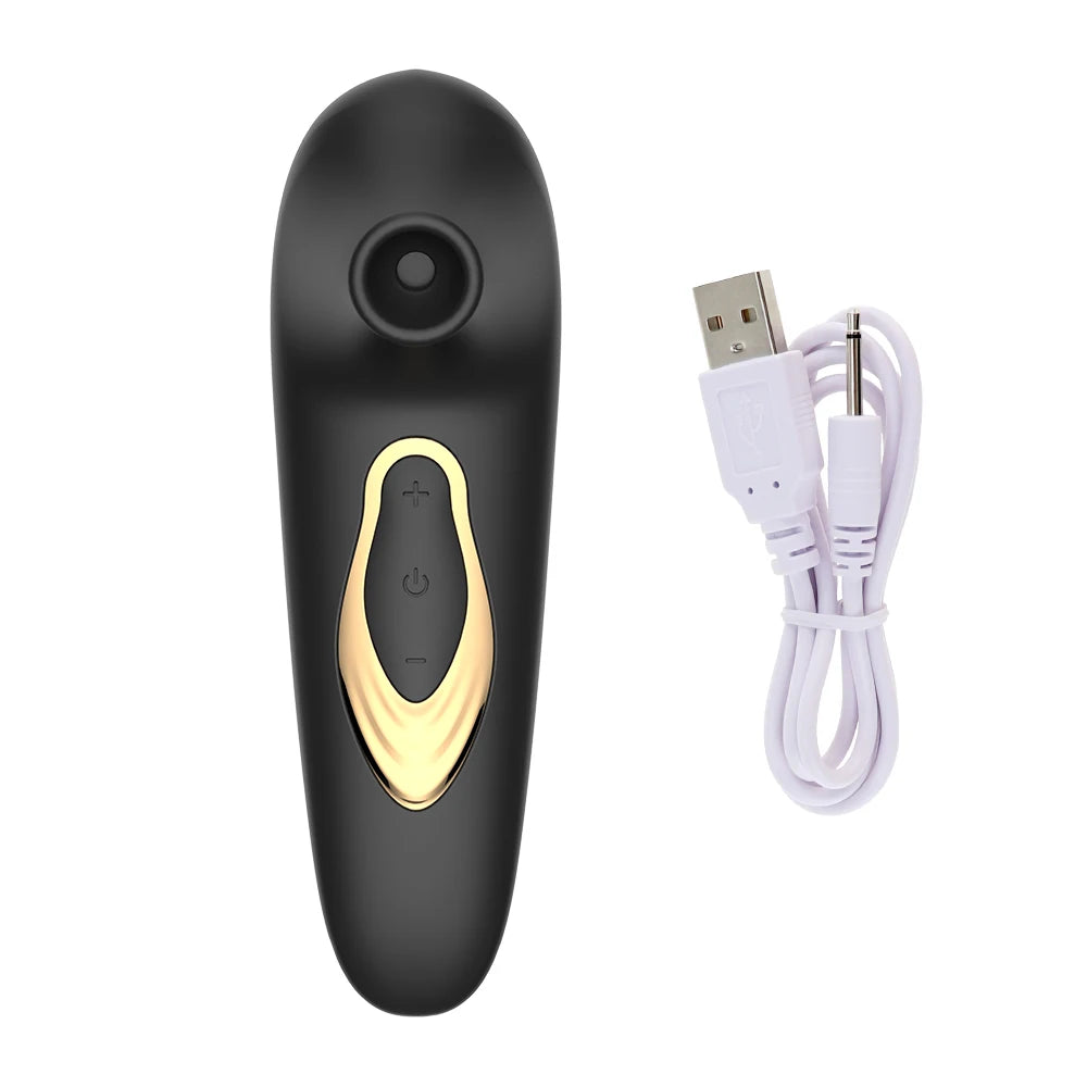 Vibrating & Sucking Handheld Pleasure Controller