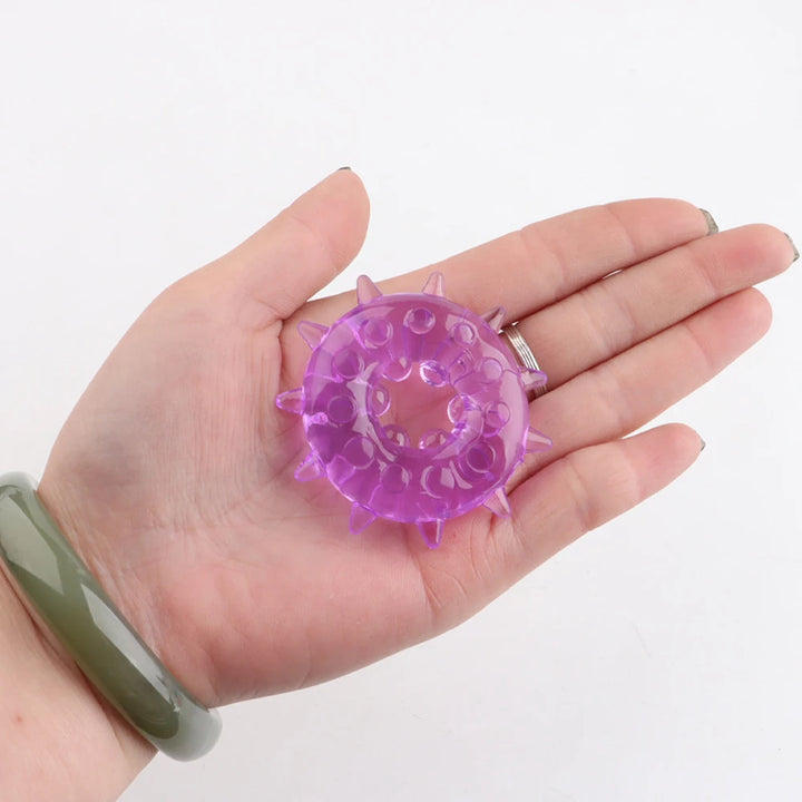 Soft-Spiked Silicone Cock Ring