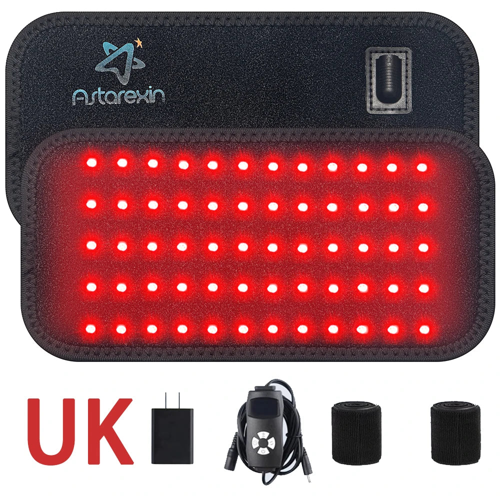 60 LEDs Red Light Therapy Belt with Remote Control