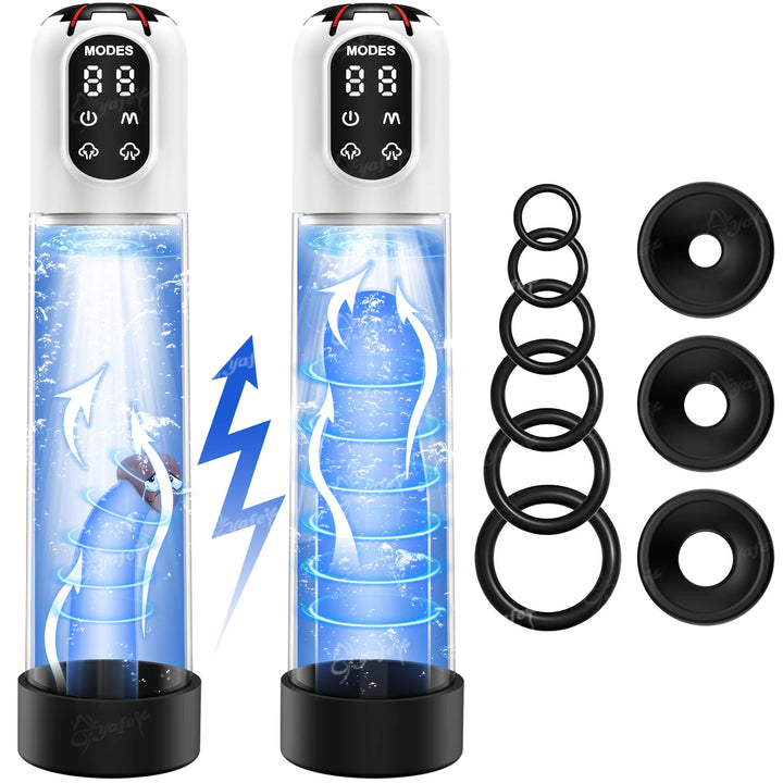 WhiteVortex Electric Water Penis Pump