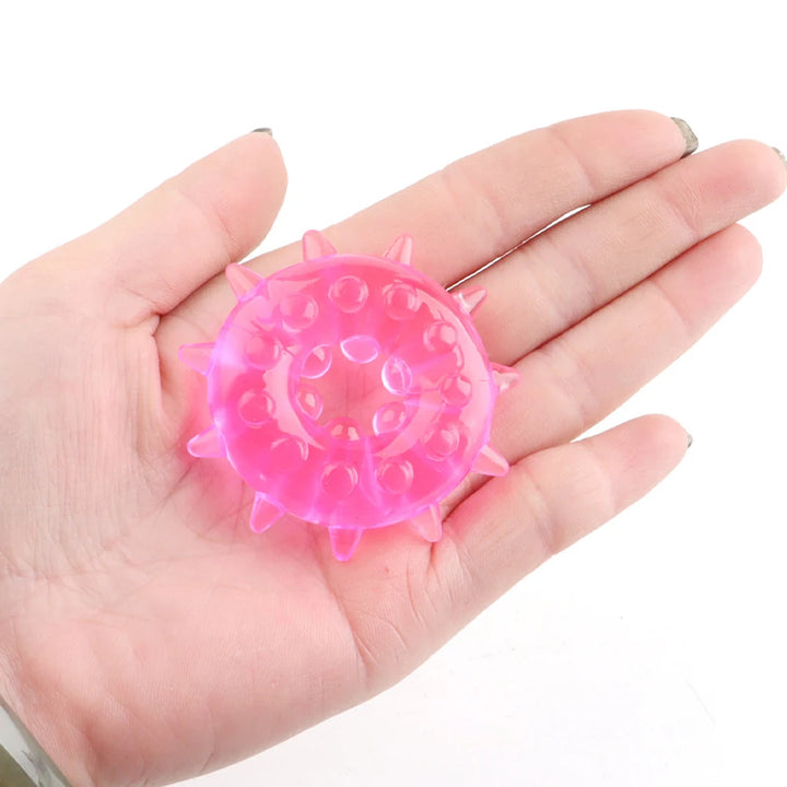 Soft-Spiked Silicone Cock Ring