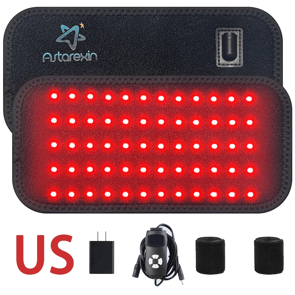 60 LEDs Red Light Therapy Belt with Remote Control