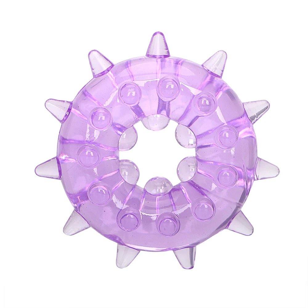 Soft-Spiked Silicone Cock Ring
