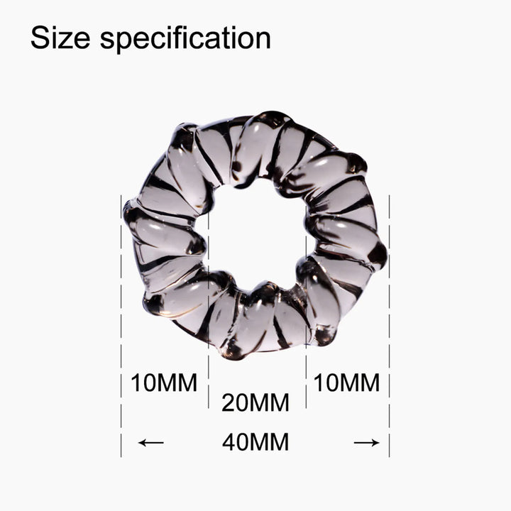 Starter Varied-Texture Cock Ring 3-Pack