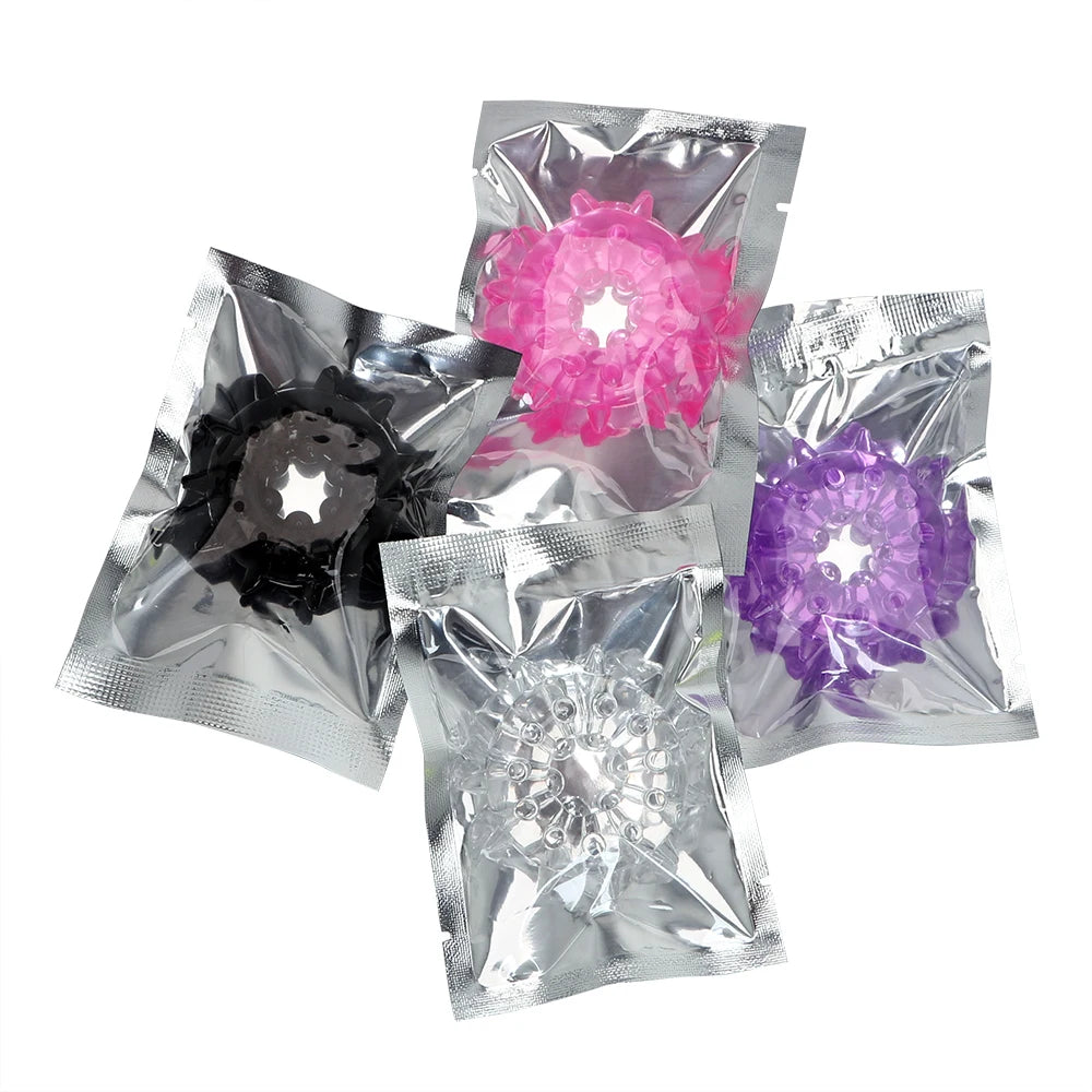 Soft-Spiked Silicone Cock Ring
