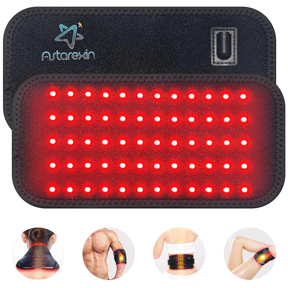 60 LEDs Red Light Therapy Belt with Remote Control