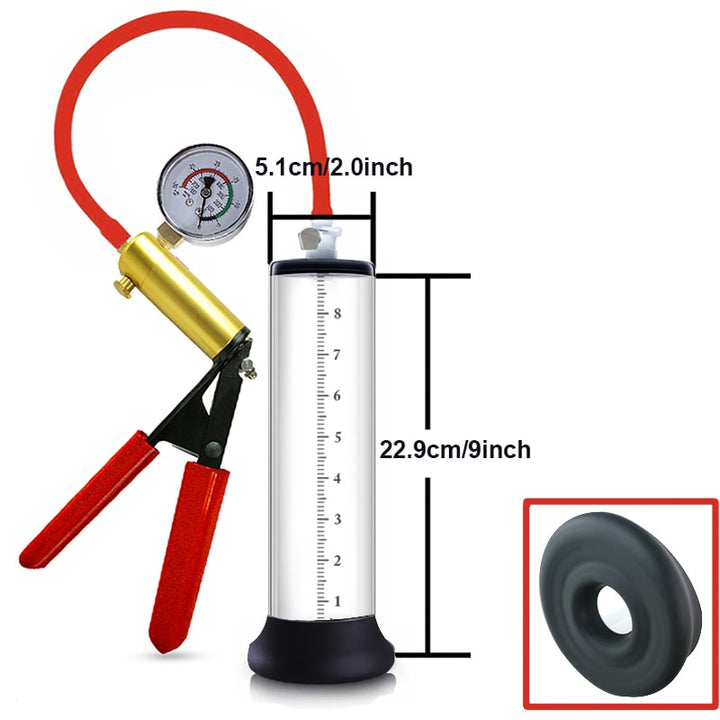 penis pump old school style 9 inches by 2 inches