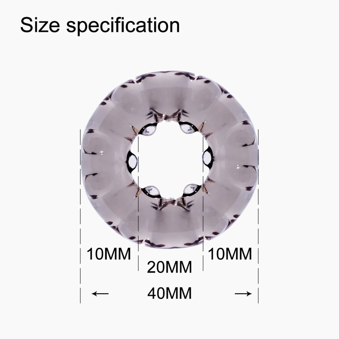 Measurement chart for constriction ring with dimensions.