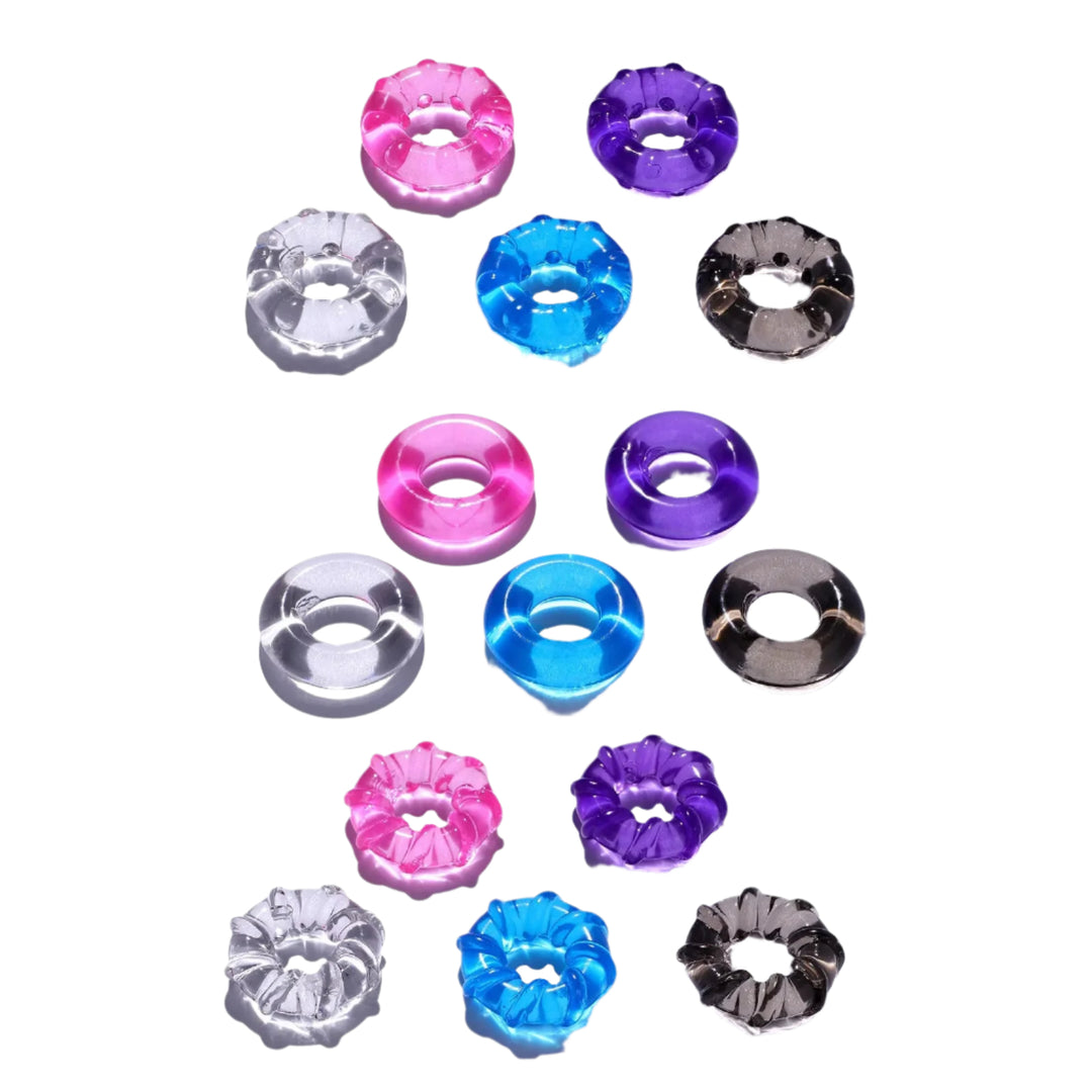 Starter Varied-Texture Cock Ring 3-Pack