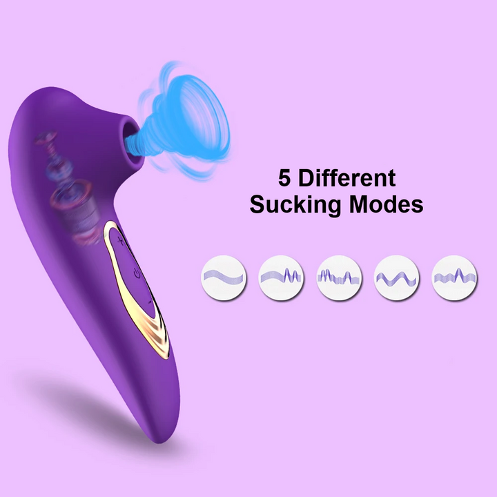 Vibrating & Sucking Handheld Pleasure Controller
