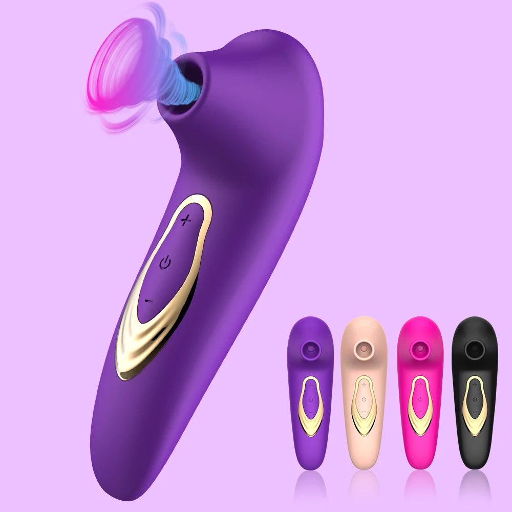 Vibrating & Sucking Handheld Pleasure Controller