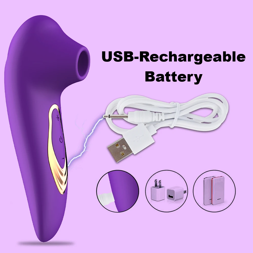 Vibrating & Sucking Handheld Pleasure Controller