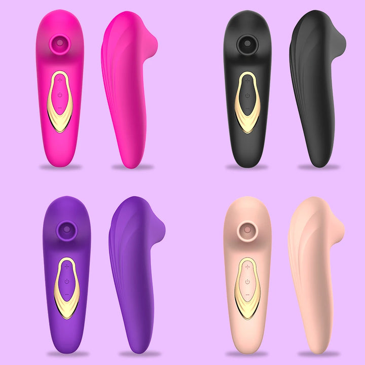 Vibrating & Sucking Handheld Pleasure Controller
