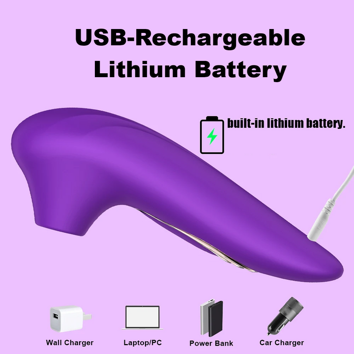Vibrating & Sucking Handheld Pleasure Controller