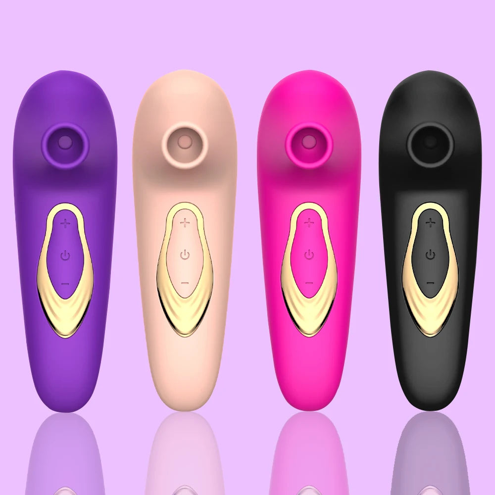 Vibrating & Sucking Handheld Pleasure Controller