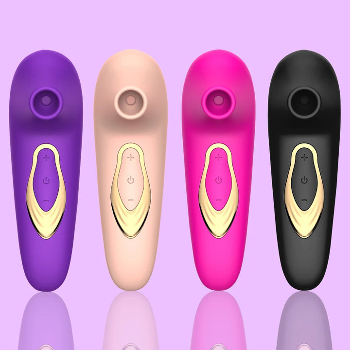 Vibrating & Sucking Handheld Pleasure Controller